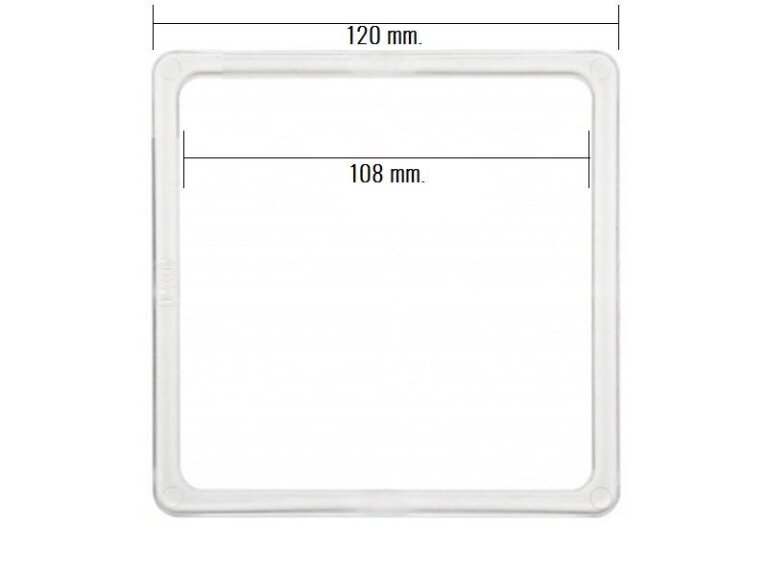 Termo kwadrat 108 x 108 mm.