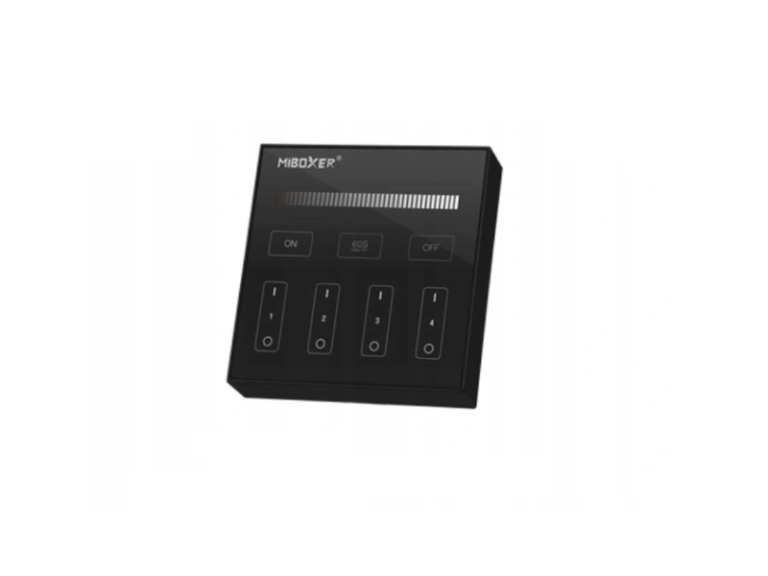 Mi-light Licht Wand Panel 4 Zonen Mono Schwarz