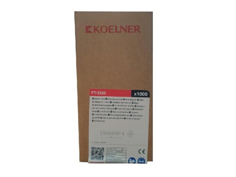 1000 Stk. Schrauben für Gipskartonplatten, Holz 3,5x35