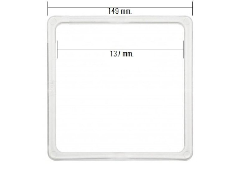 Termo kwadrat 137 x 137 mm.