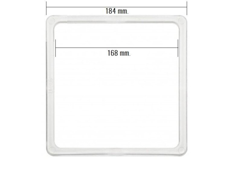 Termo kwadrat  168 x 168 mm.