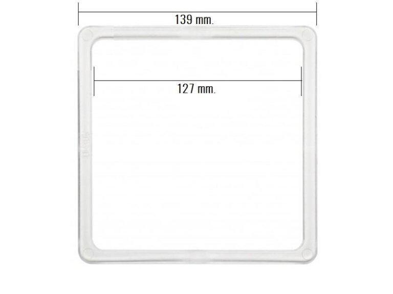 Termo kwadrat  127 x 127 mm.