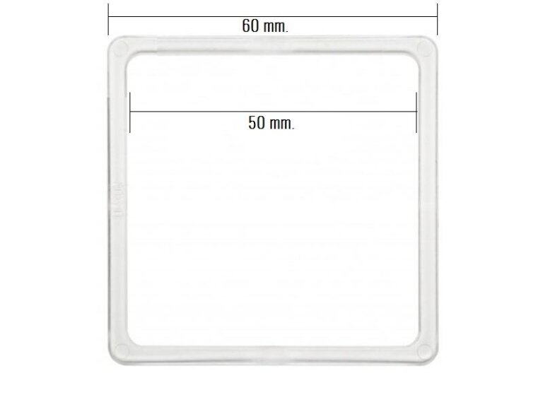 Termo kwadrat 50 x 50 mm.