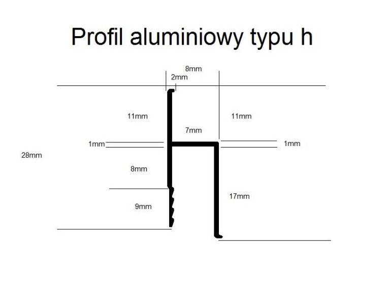 H-Typ Aluminiumprofil