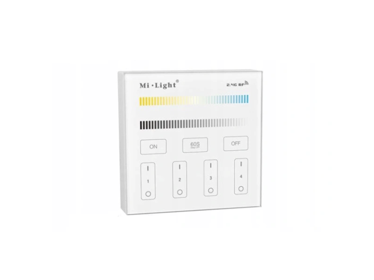 Mi-light Licht Wand Panel 4 Zonen RGB Schwarz