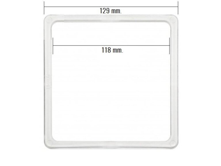 Termo kwadrat 118 x 118 mm.