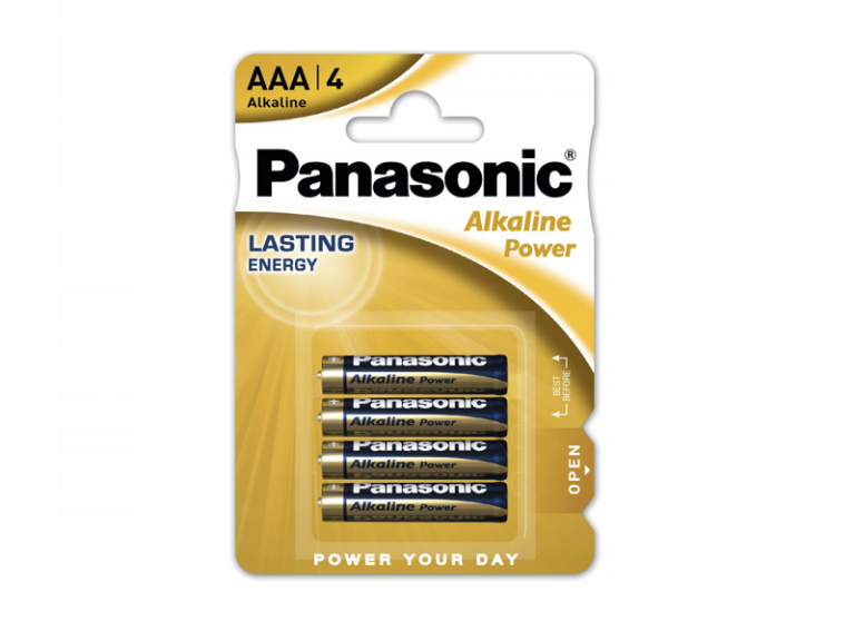 Panasonic Power LR03 AAA Alkaline batterie 4 stücke