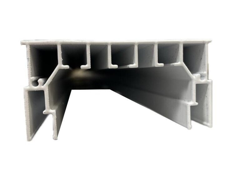 Vorhangschiene aus Aluminiumprofil weiß (2)